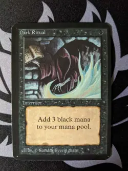 Dark Ritual ~ Alpha [Near Mint][Magic MTG] - Image 1