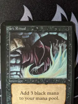 Dark Ritual ~ Alpha [Near Mint][Magic MTG] - Image 2