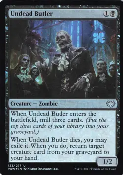 Undead Butler U Innistrad: Crimson Vow 133 LP Foil - Image 1