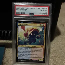 Magic The Gathering Final Fantasy Vivi Ortinier 0248 PSA 10 - Image 1