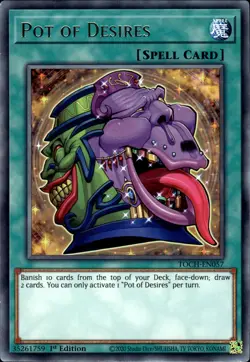 Pot Of Desires - Rare 1st Edition TOCH-EN057 - LP - YuGiOh - Image 1