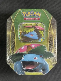 Pokemon Card Venusaur Ex Power Trio Factory Sealed Tin 2016 B&W Ultra Rare - Image 1