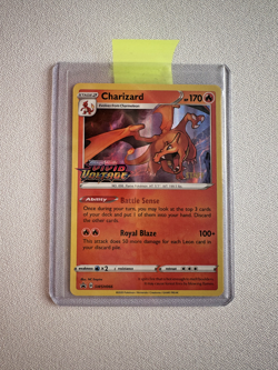 CHARIZARD #SWSH066 STAFF Prerelease Vivid Voltage 2020 - Pokemon Card - Image 1
