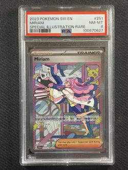 Pokemon Cards PSA 8 NM-MT Miriam, Trainer SIR SV1 S&V - Base 251/198 - Image 1
