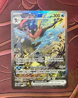 Greninja ex 132 Sv: Scarlet & Violet Promo Cards Holo - BLACK STAR PROMO - Image 1