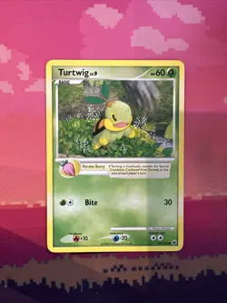 Pokemon Card Turtwig Majestic Dawn Common 78/100 Near Mint - Image 1