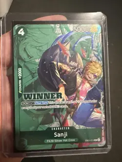One Piece Card Game Sanji EB01-014 Tournament Pack Winner - Image 1