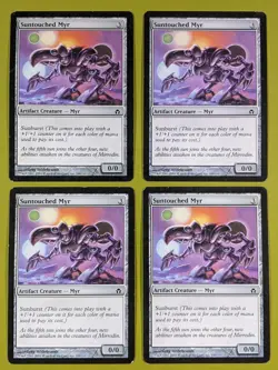 Suntouched Myr x4 Fifth Dawn 4x Magic the Gathering MTG - Image 1