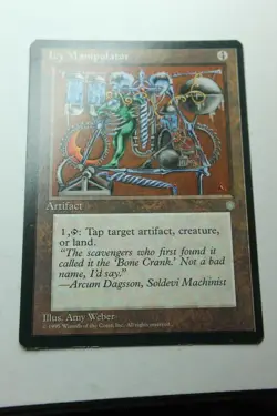 MTG Icy Manipulator x1- -Ice Age-Lightly Played - Image 1