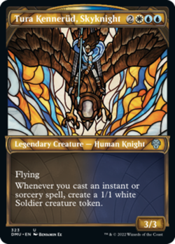 1x Tura Kennerud, Skyknight - Showcase - Foil NM-Mint, English Dominaria United - Image 1