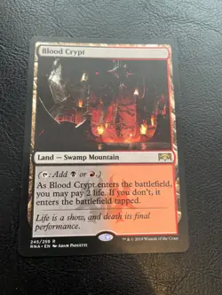 1 x Blood Crypt Mtg - Ravnica Allegience - Image 2