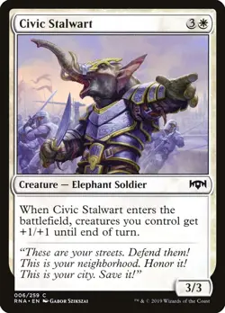 Civic Stalwart [Ravnica Allegiance] Magic MTG Mint - Image 1