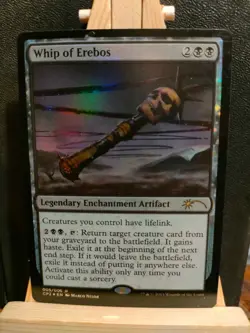 Whip of Erebos FOIL - Clash Pack Promo - Rare - NM / LP (see pics) MTG - Image 1