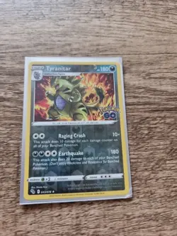 Pokemon Tyranitar Pokemon Go 043/078 Reverse Holo Rare - Image 1