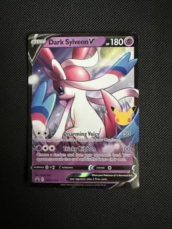 Dark Sylveon V SWSH134 Black Star Promo Full Art Rare Holo Pokemon TCG NM/M - Image 1