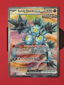 Sandy Shocks EX 228/182 Sv04: Paradox Rift (Pokemon TCG) Ultra Rare IR - Image 1