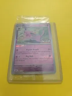 Pokemon Espeon Obsidian Flames Stamped Best Buy Promo Stamped - SEALED - Image 2