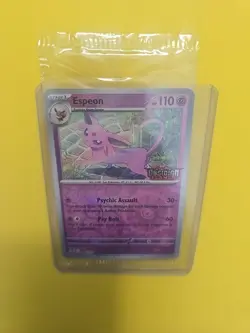 Pokemon Espeon Obsidian Flames Stamped Best Buy Promo Stamped - SEALED - Image 3
