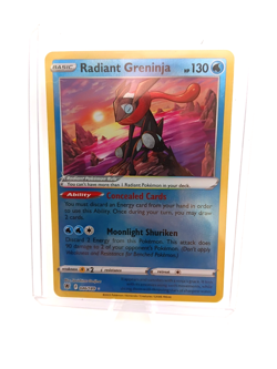 Pokemon TCG Radiant Greninja Sword & Shield Mfg-Astral Radiance 046/189 Holo... - Image 1