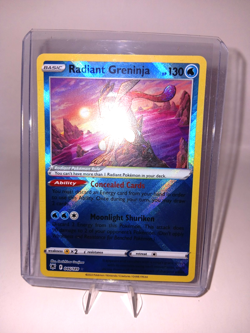 Pokemon TCG Radiant Greninja Sword & Shield Mfg-Astral Radiance 046/189 Holo... - Image 3
