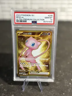 2023 Pokemon 151 Mew Ex Ultra Premium Collection 205 METAL PSA 10 Gem Mint - Image 1
