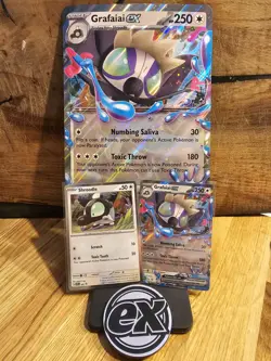 Pokemon TCG - Black Star Promo - Grafaiai Ex SVP100, Shroodle SVP099 + Jumbo - Image 1