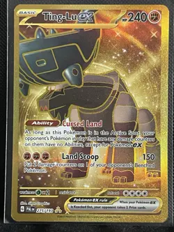 Ting-Lu EX 275/193 Gold Hyper Rare Pokemon TCG Paldea Evolved NM - Image 1