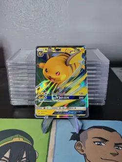 Pokemon TCG Raichu GX SM Black Star Promo SM213 Holo Promo #1 - Image 1
