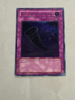 Yu-Gi-Oh! Ultimate Rare Black Horn of Heaven CDIP-EN060 - Image 1