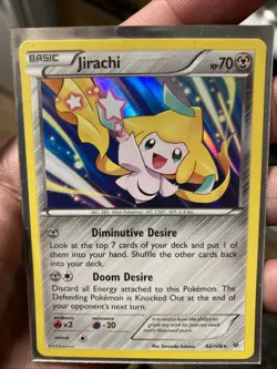 Pokemon Jirachi Card 42/108 Holo Rare, XY Roaring Skies, Near Mint Condition - Image 1