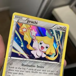 Pokemon Jirachi Card 42/108 Holo Rare, XY Roaring Skies, Near Mint Condition - Image 3