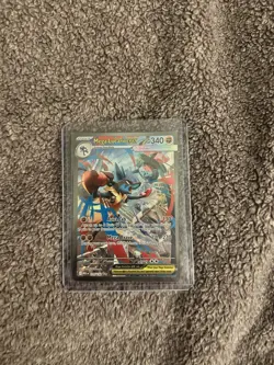 Mega Lucario Ex Alternate Art 179/132 Mega Evolution Secret Rare Pokemon Card NM - Image 4