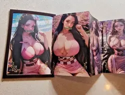 SLP-005 Nezuko - Demon Slayer 048/050 Magnet 6 Fold Stunner Plan A Goddess Card - Image 3