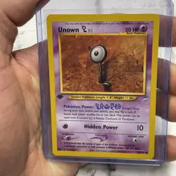 Pokemon 1st Edition Unown L 86/105 - Neo Destiny - Near Mint Card Pokemon Vtg - Image 1