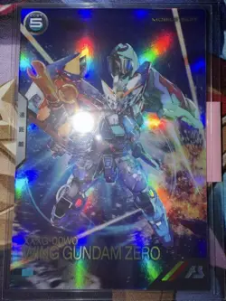 Gundam Wing Zero Arsenal Base PR Trading Card Select One - Image 1