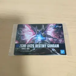 Gundam Destiny Gundam Wafers 6 Trading Card Unsealed Condition - Image 1