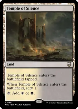 Temple of Silence 391 MTG Commander M3C Rare NP - Image 1