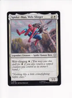 MAGIC THE GATHERING MTG MARVEL'S SPIDER-MAN SPIDER-MAN, WEB-SLINGER (#2) - Image 1