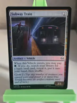 Subway Train 0178 Common Foil Spider-Man MTG - Image 1
