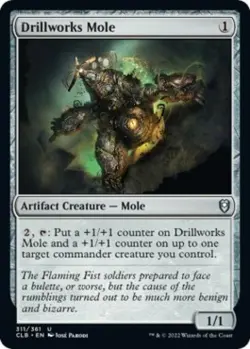 Drillworks Mole - Light Play MTG Commander Legends: Battle for Baldur's Gate - Image 1