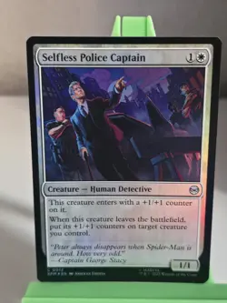 Selfless Police Captain 0012 Common Foil Spider-Man MTG - Image 1