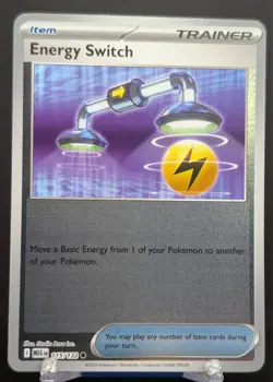 Pokemon Energy Switch 115/132 Reverse Holo Mega Evolution English - Image 1