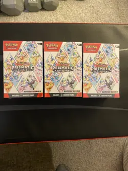 Pokemon TCG Prismatic Evolutions Booster Bundle Factory Sealed- Lot Of 3 - Image 1