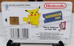 1999 Pokemon Jigglypuff & Charmander Snap Station Vintage Blockbuster Chip Cards - Image 2