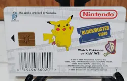 1999 Pokemon Jigglypuff & Charmander Snap Station Vintage Blockbuster Chip Cards - Image 4