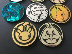 8 X Pokemon Large Coins Coin Tokens Shiny Blastoise Pikachu Eevee Venusaur - Image 2
