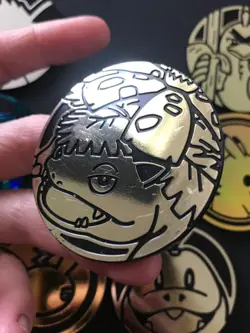 8 X Pokemon Large Coins Coin Tokens Shiny Blastoise Pikachu Eevee Venusaur - Image 4
