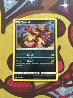 Pokemon Yveltal 95/181- SM Team Up - Reverse Holo Rare - Excellent - Image 1