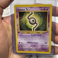 Pokemon Neo Destiny 1st Edition Unown S 87/105 Non-Holo NM Near Mint Common Vtg - Image 1