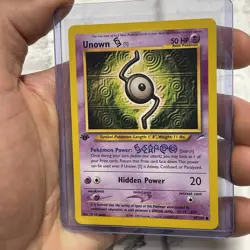 Pokemon Neo Destiny 1st Edition Unown S 87/105 Non-Holo NM Near Mint Common Vtg - Image 2